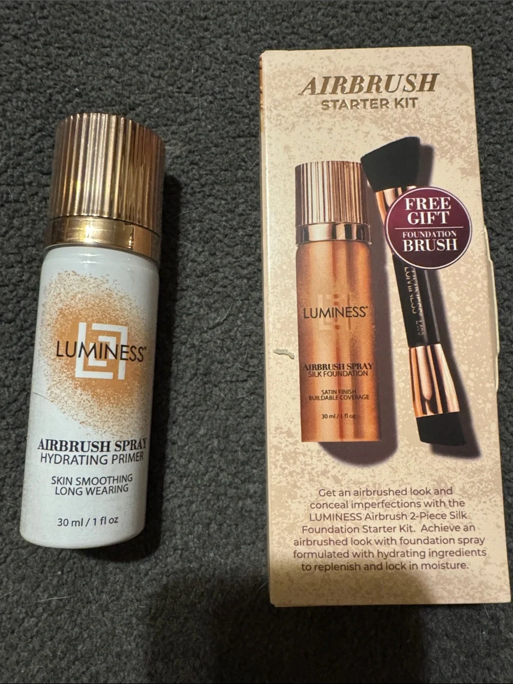 Luminess Hydrating Airbrush Primer and Foundation in Fair